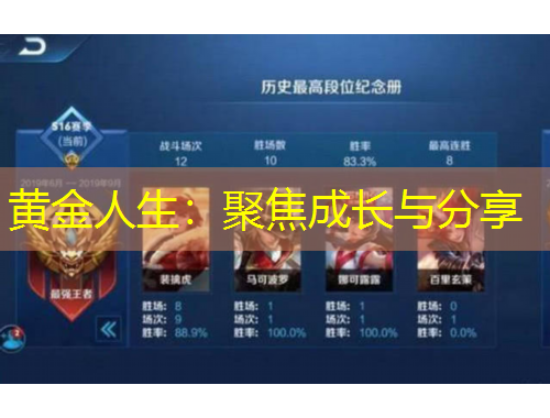 黄金人生：聚焦成长与分享
