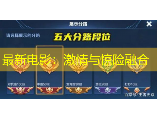 最新电影：激情与惊险融合